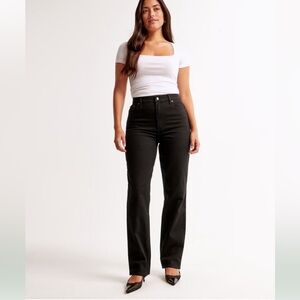 Abercrombie Curve Love Ultra High Rise 90s Straight Jean
